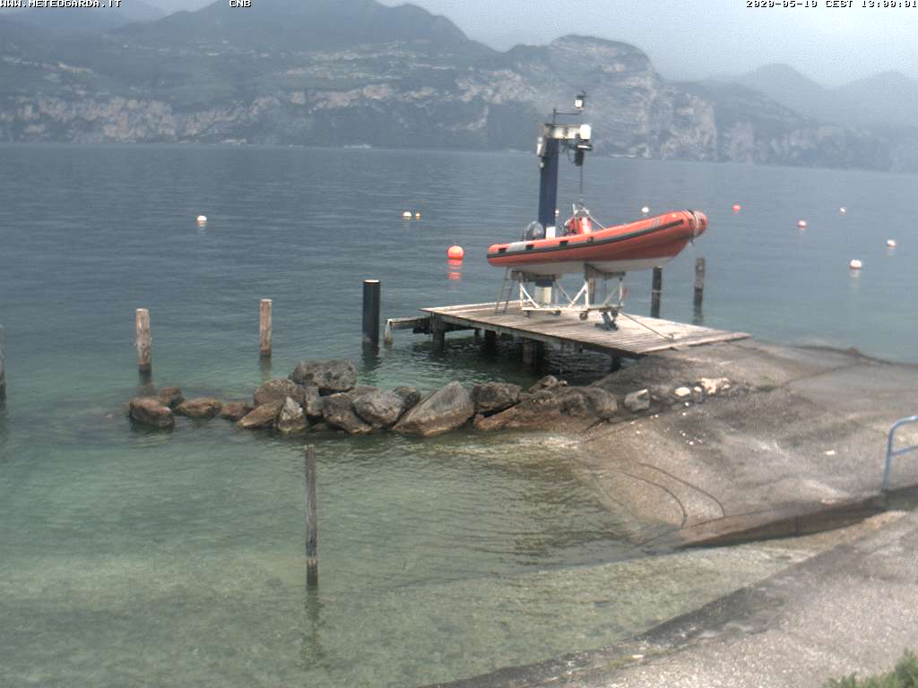 Blick aus Brenzone auf den Gardasee - meteogarda.it