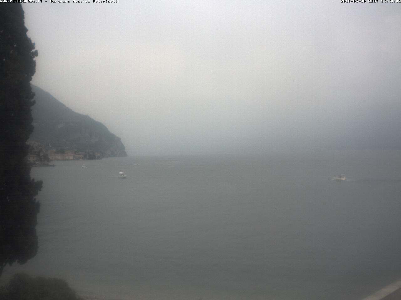 Webcam auf der Nautica Feltrinelli in Gargnano - meteogarda.it