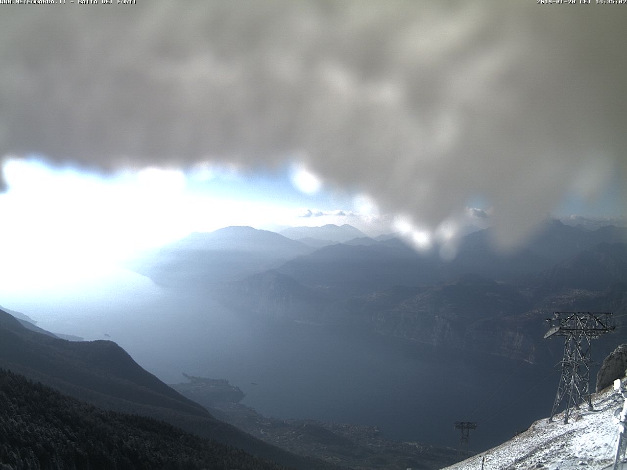 Webcam funivia Monte Baldo - Lago di Garda