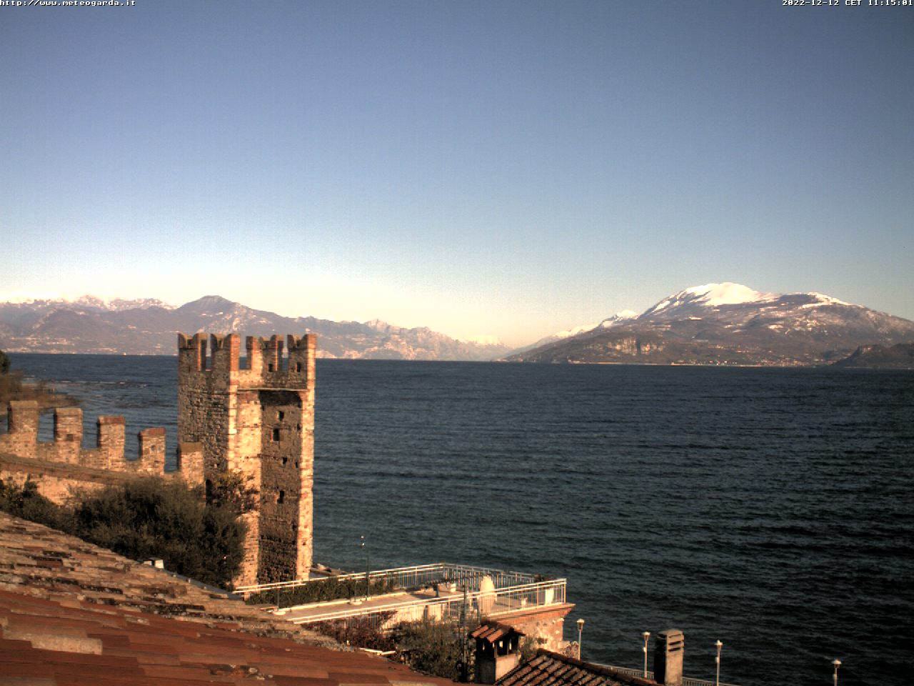 Der Blick aus Sirmione auf den Gardasee - meteogarda.it